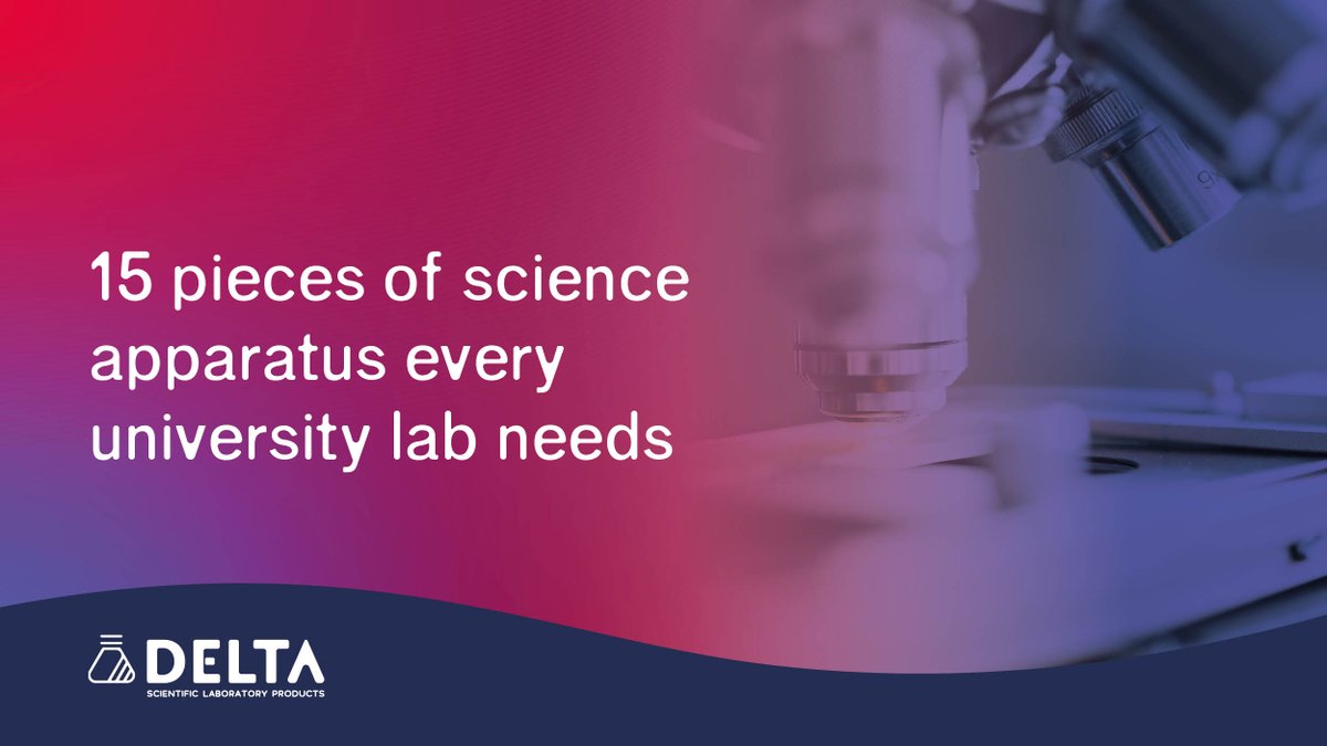 delta_sci's tweet image. Does your university lab have all these lab equipment essentials?🥼🧪

We’ve put together 15 pieces of science apparatus that every university lab needs to support their students in their discoveries.

Discover more: delta-sci.com/blogs/blog/15-… 

#universitylab #labessentials