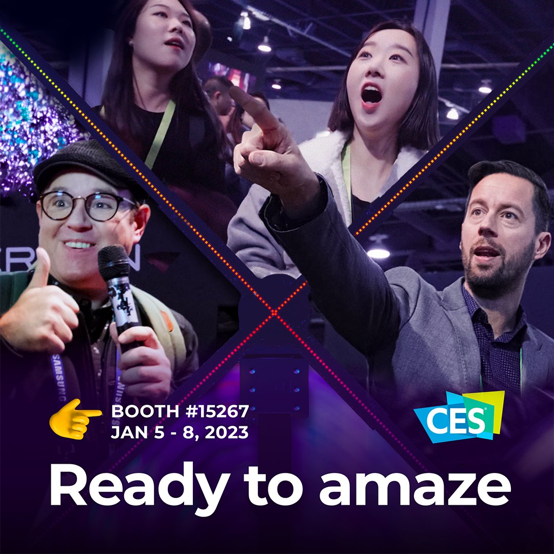 HYPERVSN's tweet photo. The @CES expo in Las Vegas is around the corner! The team is excited and ready to amaze, so make sure you head to our Booth 15267 on the 5-8th Jan for the world’s most influential tech event. HYPERVSN setup 👉 https://t.co/m3Ogdqym2B
📍 LVCC, Central Hall https://t.co/E3Z8yWCG7U