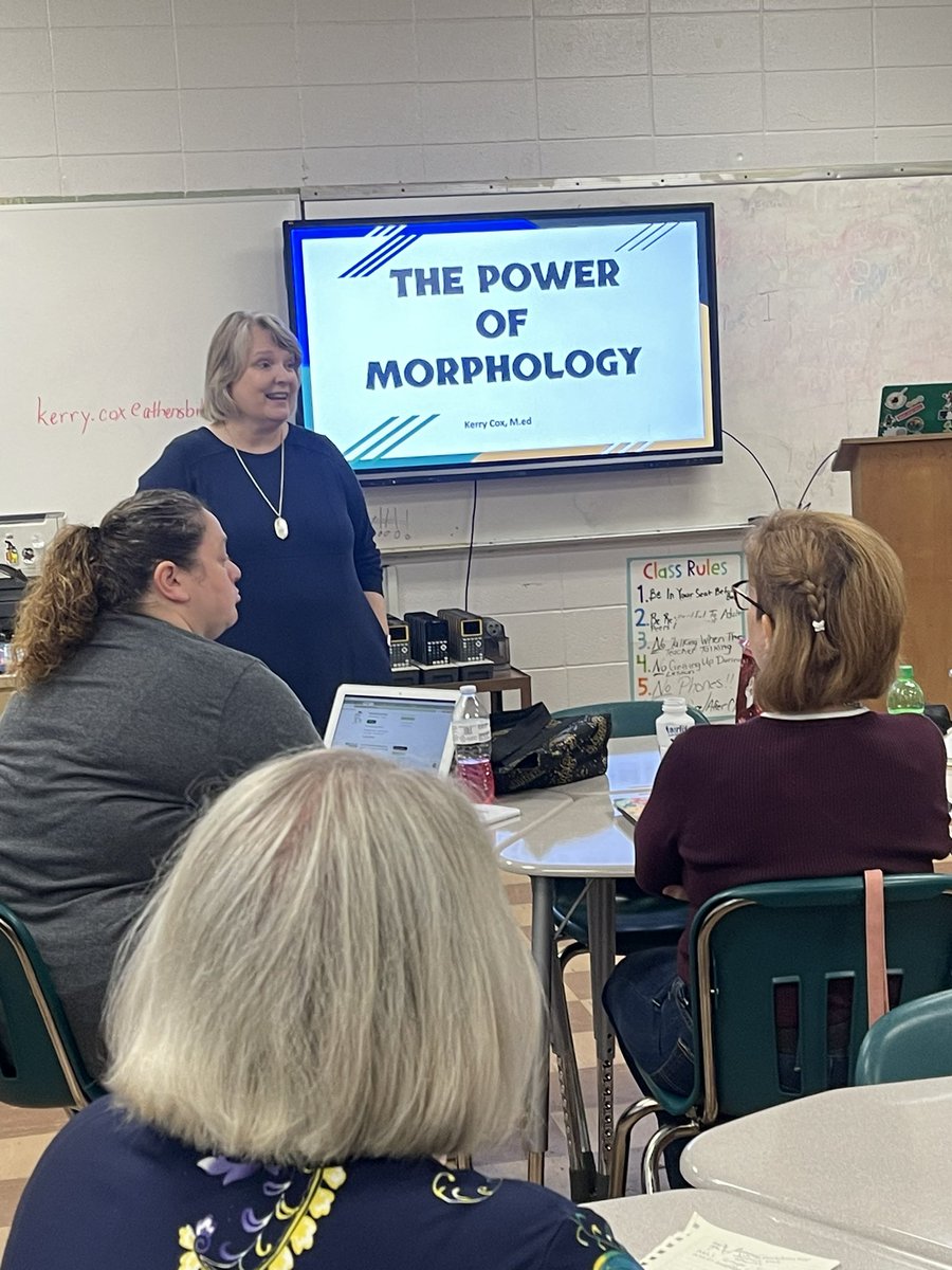 Kerry Cox shared tons of great knowledge today at <a href="/LCSforKids/">Limestone County Schools</a> PD! Thank you!