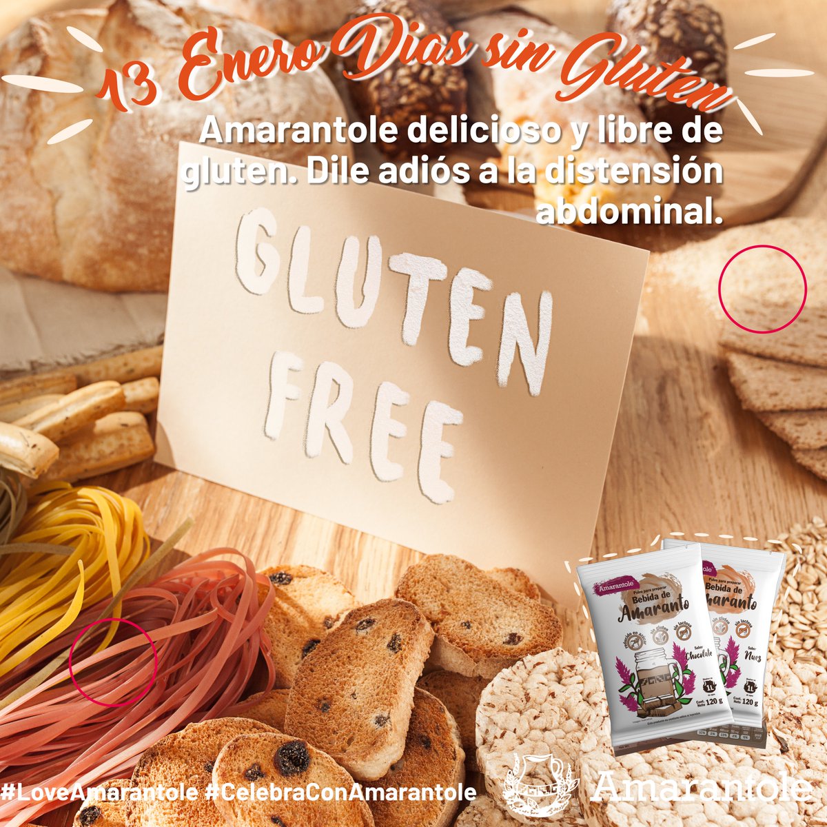 AMARANTOLE's tweet photo. Día de la comida #singluten o #glutenfree. Prefiere granos como libres de gluten como el #amaranto, y dile adiós al colon irritable, la distensión abdominal y el sobrepeso.  

#Amarantole
☎️Llámanos (55) 7583 9433 

￼✅WhatsApp https://t.co/tVRuKw3Z44 

🛒https://t.co/zUVC7JKh8S https://t.co/7VjVzav3pw
