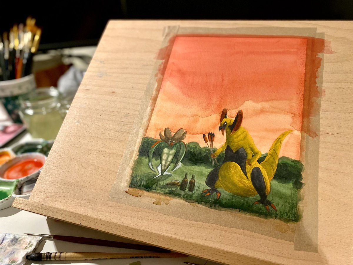 Manchmal verkackt man einfach, wenn man malt. Oh man. Wenigstens konnte ich es irgendwie retten 😅