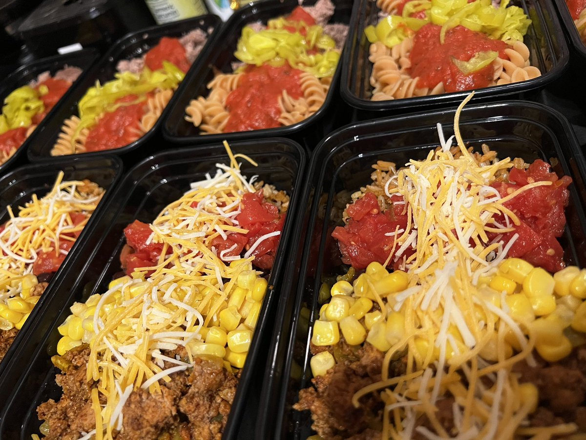 Meal prep done.
Turkey taco bowls and Turkey red lentil pasta bowls. #mealprep #IntermittentFasting #offday