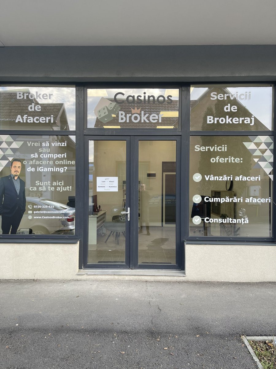 Open for business. CasinosBroker.com #businessowner #business #targumures #romania #afaceri #broker #businessbroker