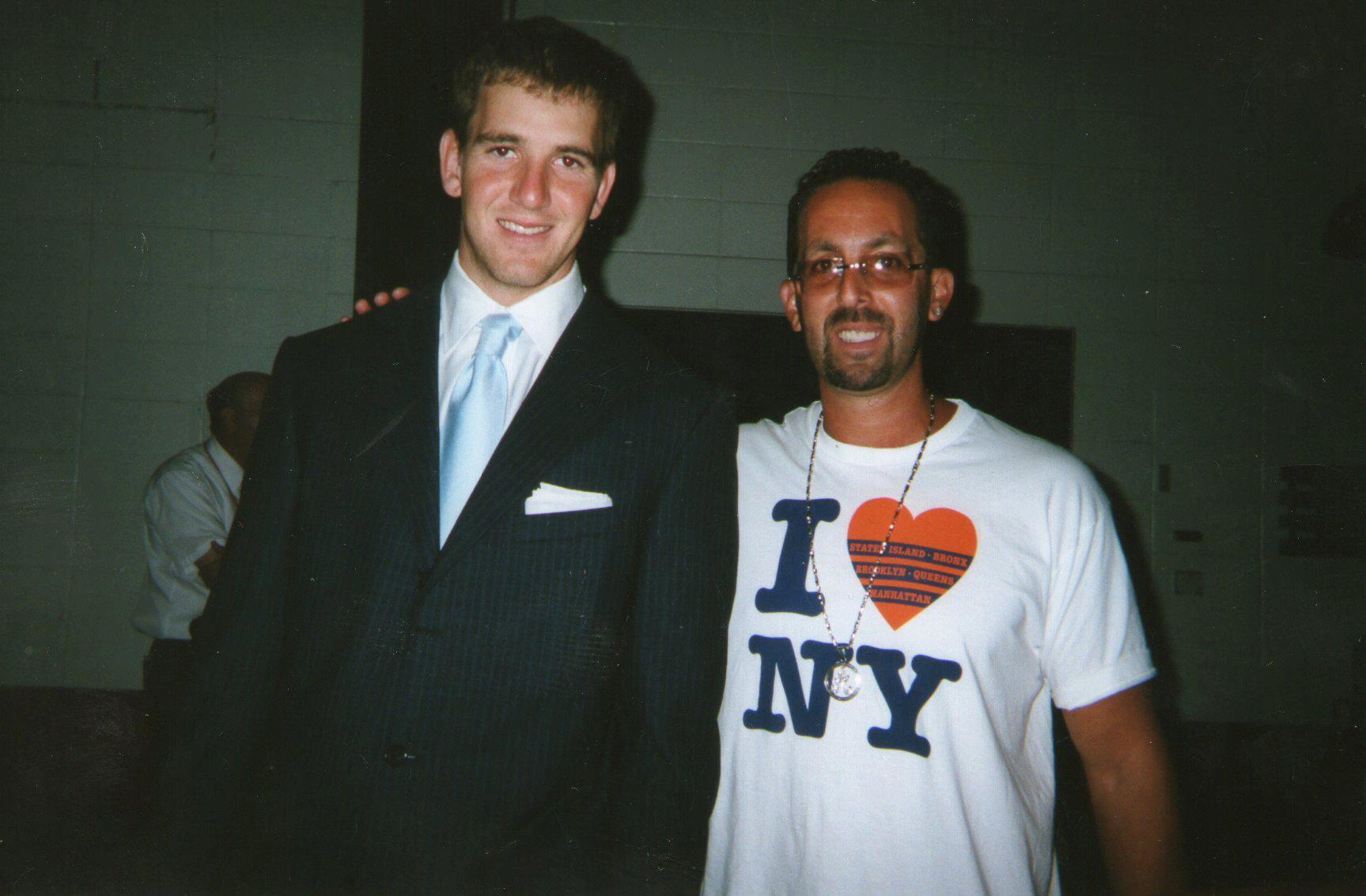  Myself and Eli Manning, Happy Birthday to him. 