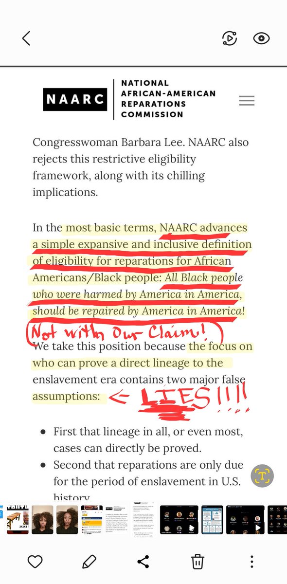 Kellie_Pryor's tweet photo. THEIR mouths.
They want a claim for centuries of damage should also include any person of African decent who experienced racism in the U.S.
Note: This is a separate claim they need to create for THAT, period.
#TackyTuesday
#Tuesdaymorning https://t.co/ZoW1GCjWmY