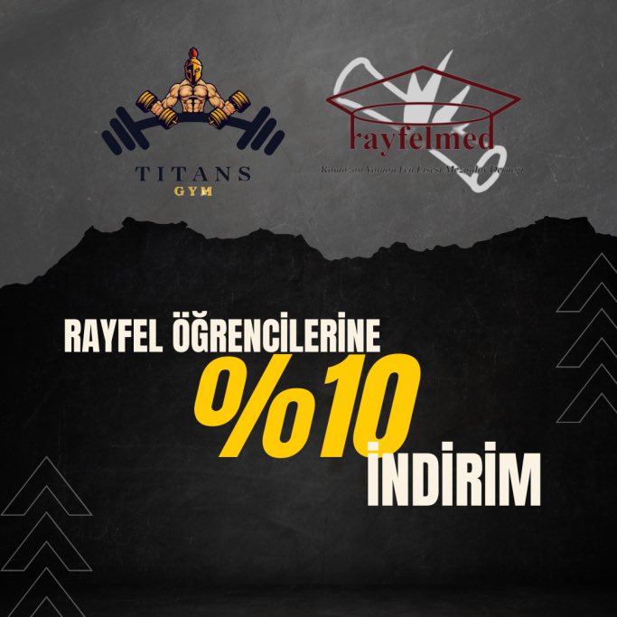 RAYFELMED olarak, okulumuz öğrencileri için çalışmaya devam ediyoruz. Tüm RAYFEL öğrencileri Titans Gym’e öğrenci kartlarıyla kayıt olarak %10 indirimden faydalanabilirler.

Adres: Mevlana Pastanesi Yanı, Kurtuluş Mah., Murat Hüdavendigar Cd. No:68 D:1,  Lüleburgaz/Kırklareli