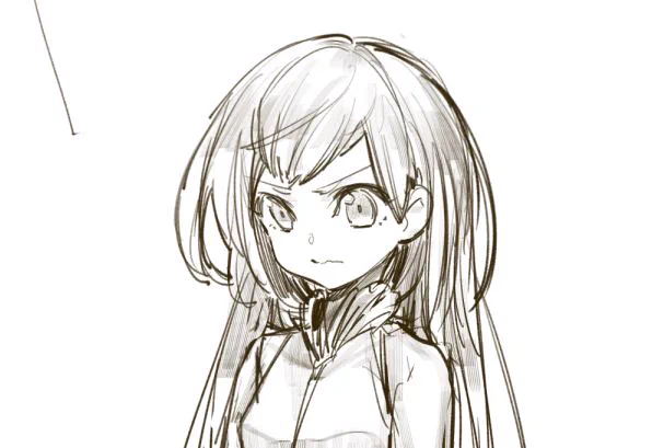 dlしたペンの描き味試しらくがき。ねる 