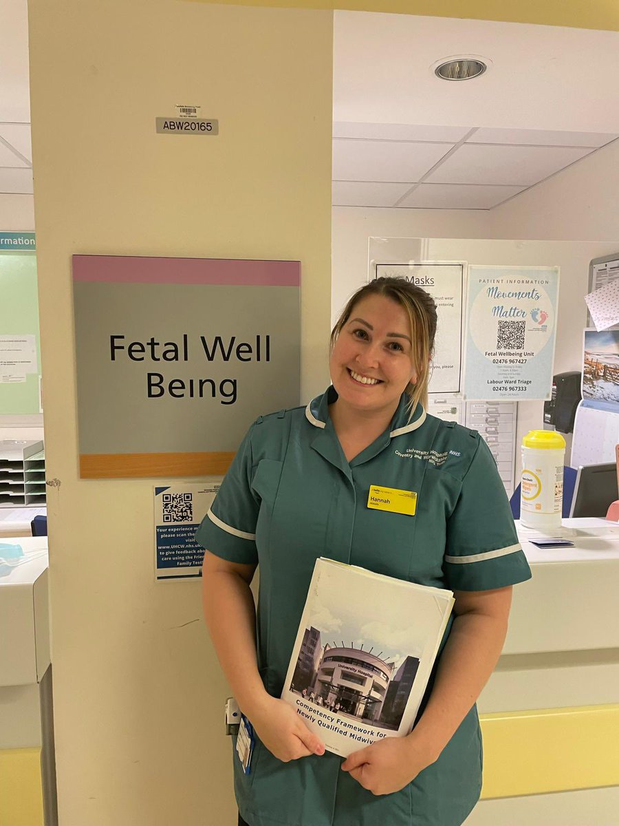 Congratulations Hannah on achieving your Band 6 🙌 and best wishes for your new role in Fetal Medicine 👏👏👏 @Gaynora <a href="/carriedanielsRM/">carrie daniels</a>