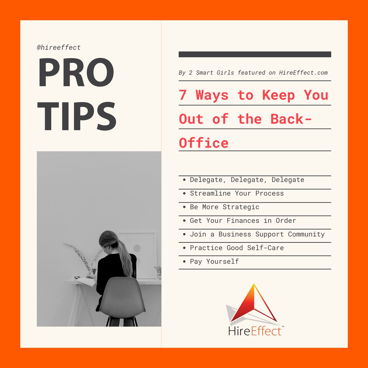 HireEffect's tweet image. If one of your resolutions is to spend less time in your back office and more time building your business, here are some tips to help get you going in the right direction.

#ProTipTuesday #SmallBusiness #Entreprenuer