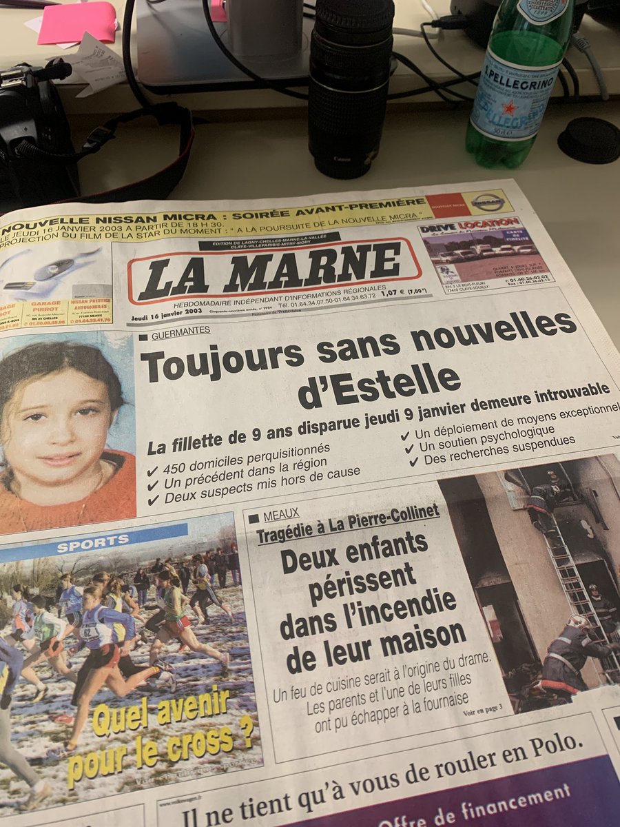 Au <a href="/JournalLaMarne/">Journal La Marne</a>, on commence l’année avec l’une des plus grosses affaires de disparition d’enfant en France : l’affaire Estelle Mouzin. Le 9 janvier 2003, la fillette de 9 ans se volatilise en rentrant de l’école. On ne l’a jamais retrouvé.