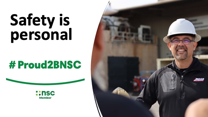 #SafetyIsPersonal to all of us at #RoadMachinery. That is why we are #Proud2BNSC members. The @NationalSafetyCouncil celebrates its members’ commitment to safety every January. We want to thank our team for helping to #KeepEachOtherSafe.