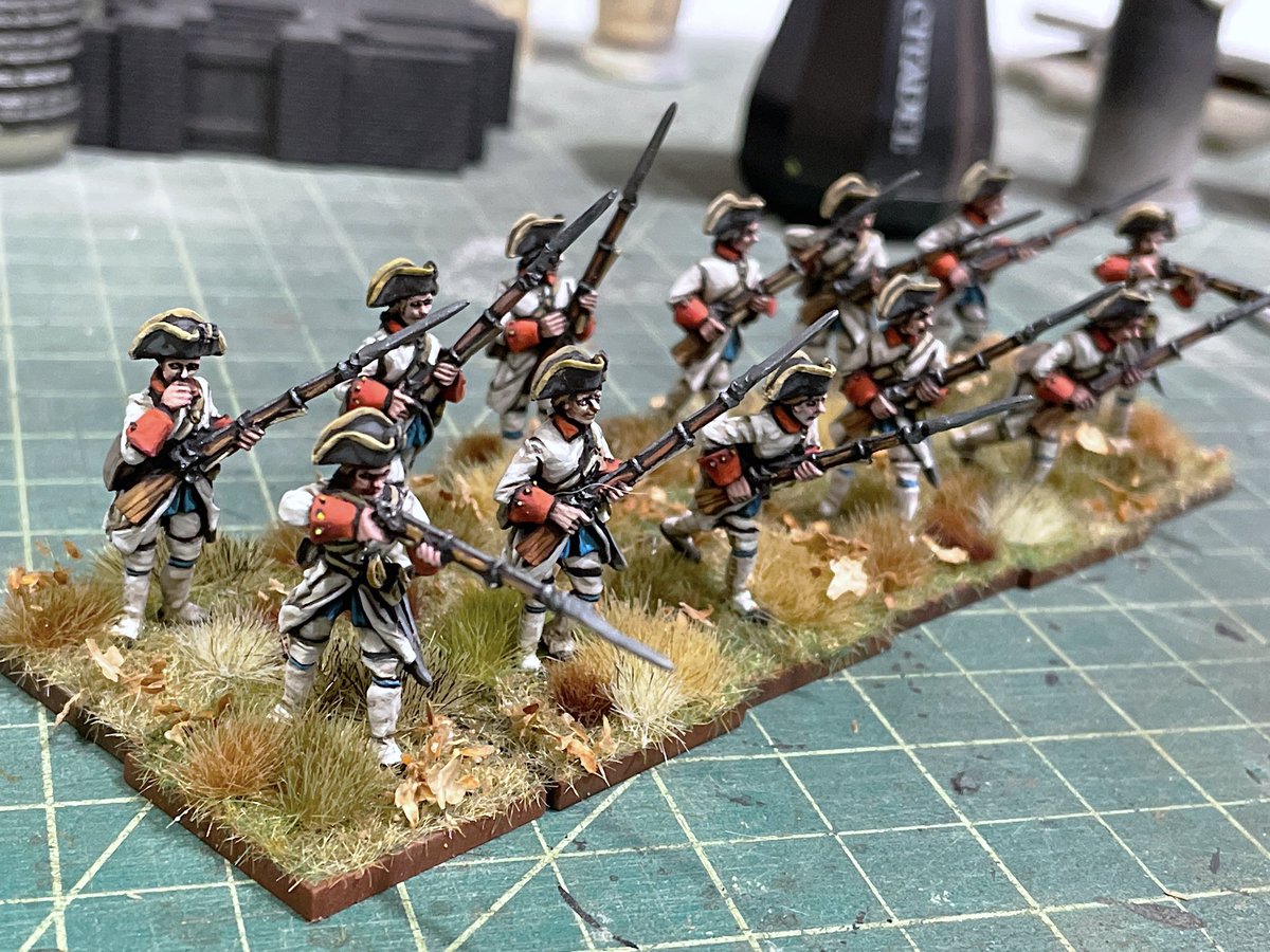 Wgc_Ben's tweet image. fiw french infantry 28mm #musketsandtomahawks #frenchandindianwar #tabletopgames #tabletopwargaming