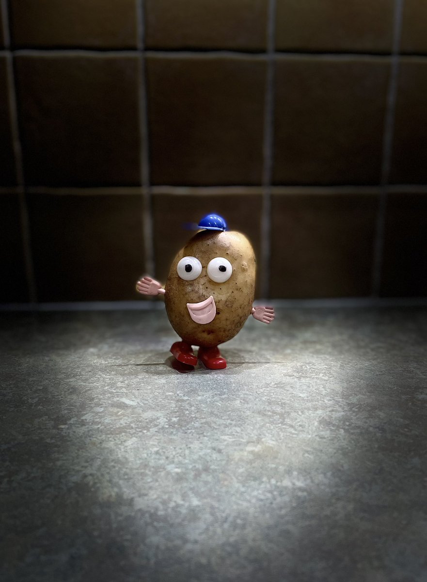 Nicky_H_'s tweet photo. Making the most of my annual leave 😀 Very impressed with my EBay purchase, hope your having a productive day too 🫢😂🥔👀👃👄 #MrPotatoHead https://t.co/jlH7hftPnB