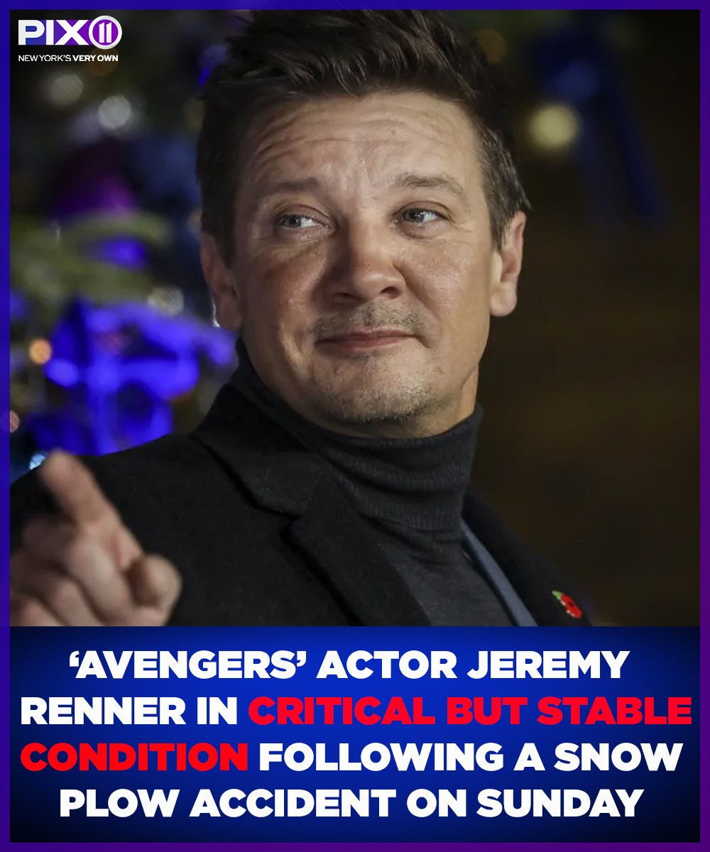 Actor Jeremy Renner suffered blunt chest trauma and orthopedic injuries