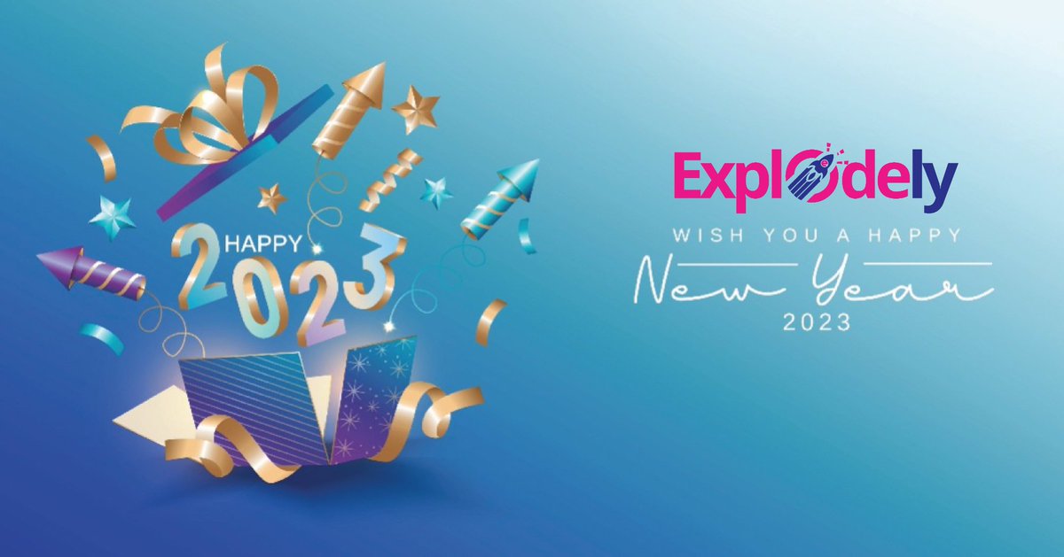 explodely's tweet photo. Happy New Year!

Collaborating with you has been a highlight of our year.

From the Explodely family to yours, we wish you a very happy and healthy 2023.

We look forward to entering the New Year together! https://t.co/fKHufSoO8R