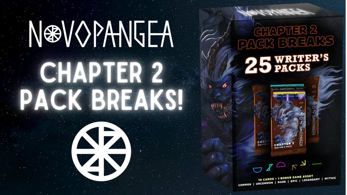 Novopangeaio's tweet image. Join us tonight for Novopangea PACK BREAKS! We're breaking packs for our participants with some special guests!

Watch here: twitch.tv/novopangea
Buy your spots here: novopangeaio.myshopify.com

#novo #novopangea #packbreaks
