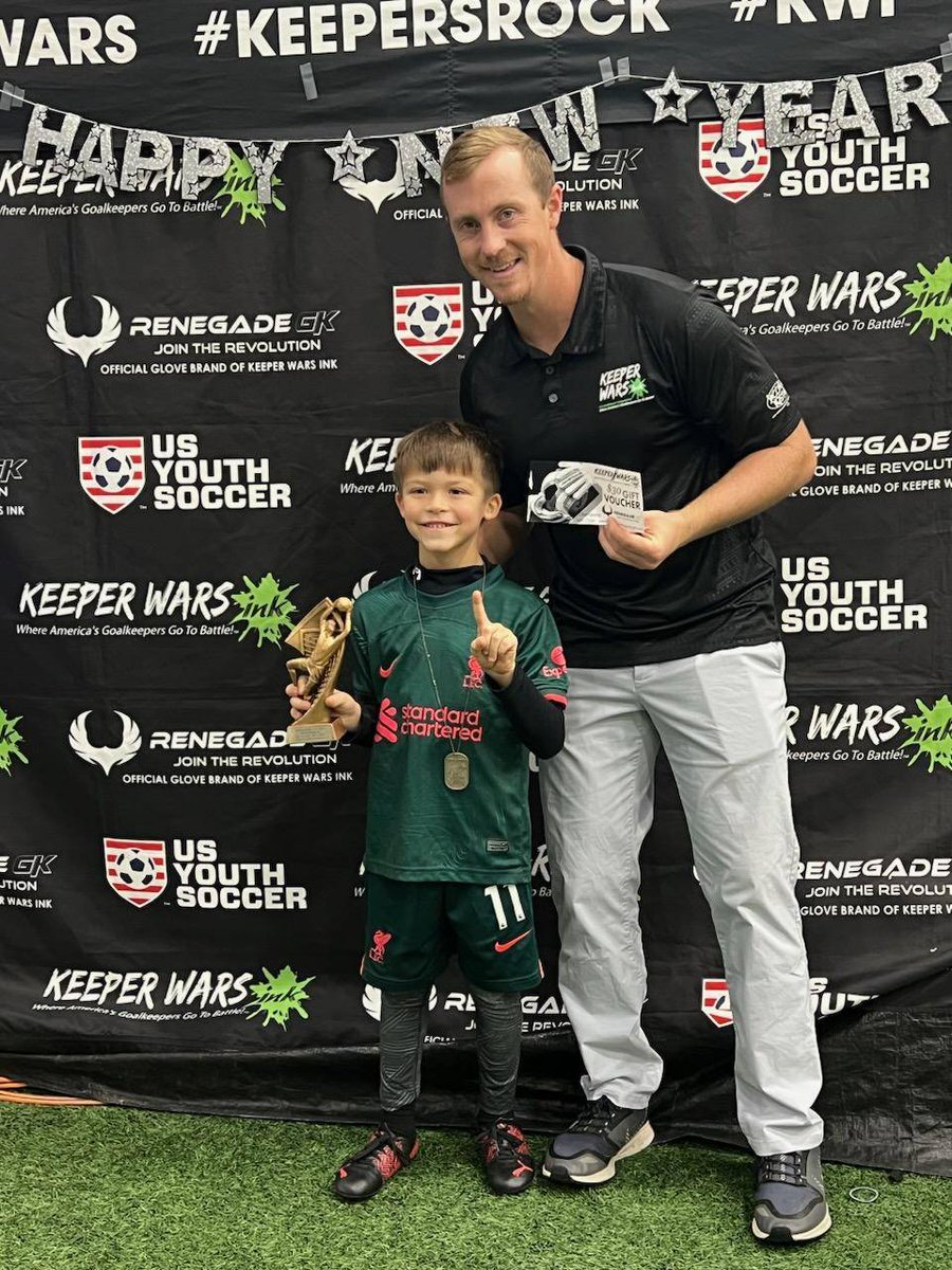 Dakota_Alliance's tweet photo. Congratulations to the Rolfing boys.
Both Graham and Gage participated in @KeeperWars Quad City New Years Bash. Graham Rolfing was the Champion of the U9 division.
Gage Rolfing ended in 3rd place in the U12-U13 division.
#keeperwars
#welldone https://t.co/ru6WvtcHqK