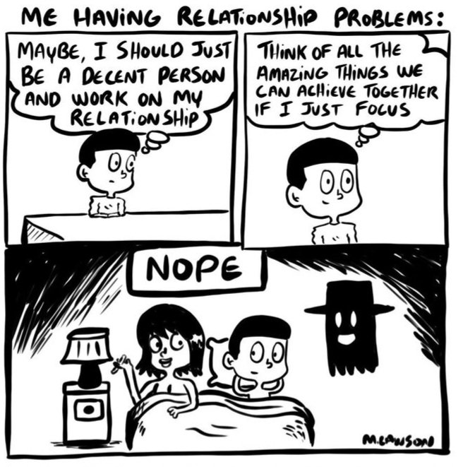 MeandMrNegative's tweet photo. OMG!!! IM A BAD PERSON #comics #comicstrip #comix #illustration #illustrations #IllustratoroniPad #Illustrator #ArtistOnTwitter #cartoon #cartoonist #cartoons https://t.co/BkqglFGWZp