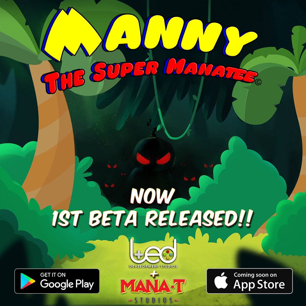 leddevstudios's tweet photo. Ya se encuentra  disponible el primer release del Juego de Manny El Super Manatí, descárgalo en Google Play: https://t.co/C1W2ZJJ3eQ

 #leddevstudios #manatstudios #MannyTheSuperManatee #videogames #gamedevpr #gamespr #PR #industrialocal #hechoenpuertorico #manatí #manatíes https://t.co/24KHmC4h1R