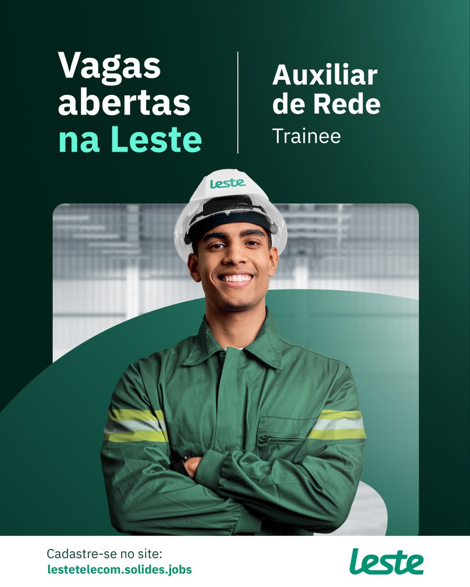 lestetelecom's tweet photo. Quer fazer parte do Time Leste?
Já acessa o link abaixo e veja qual vaga foi feita pra você! 👇💚👇
https://t.co/2Ptcgz9jLK
2023 é o seu ano, aguardamos você aqui💚
#VemPraLeste #vagasabertas #trabalheconosco https://t.co/38V09Ffb6a