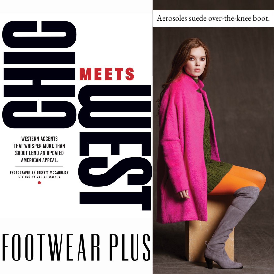 What's this? A magazine feature AND a sneak peek into Fall 2023?? What a way to start the year, thank you <a href="/FootwearPlusMag/">Footwear Plus</a> 🗞️👢

Full Feature Here - footwearplusmagazine.com/fashion/chic-m…

#aerosoles #feature #comfort #womensshoes