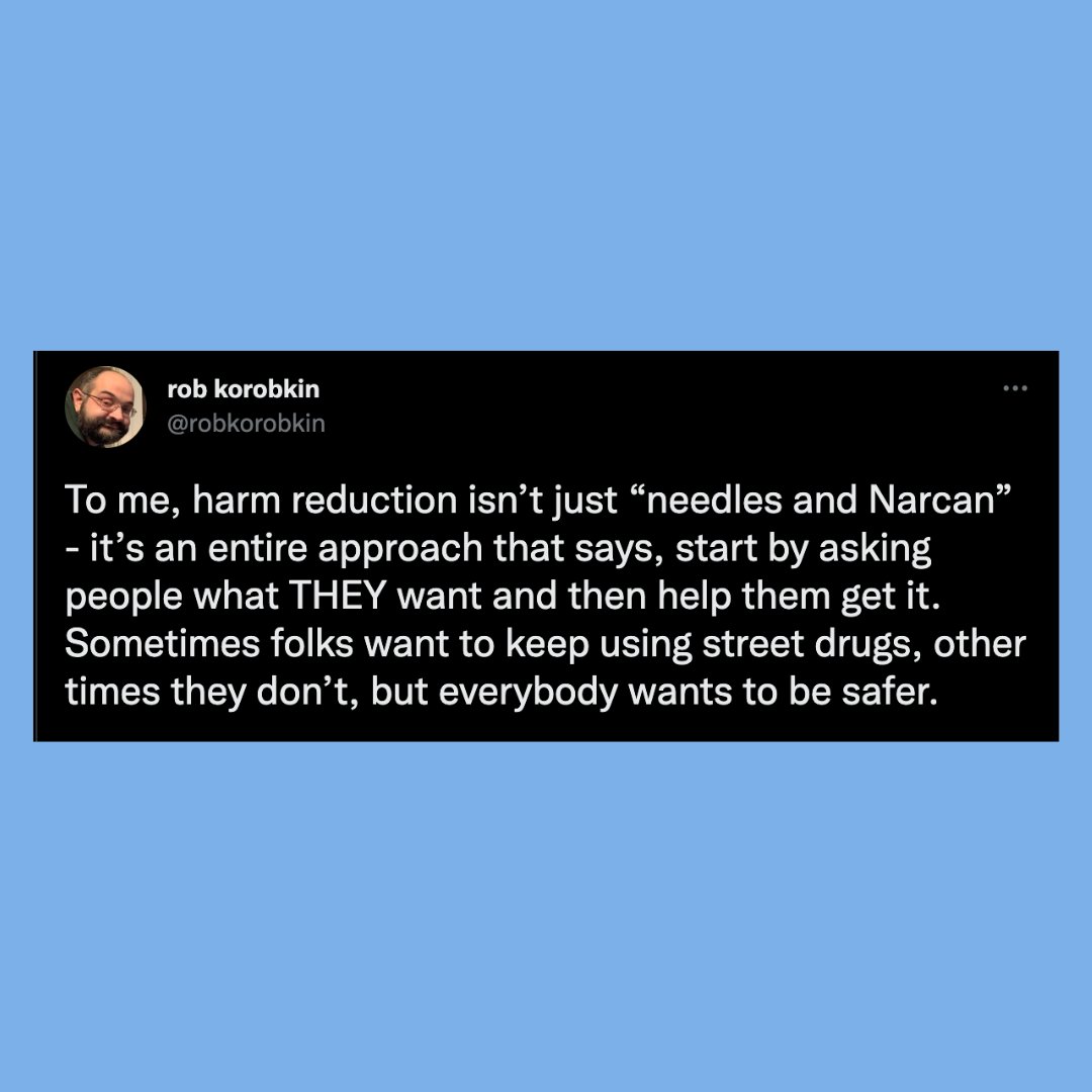 #HarmReduction is about meeting people where they are at. ❤️

#harmreductionsaveslives #drugtesting #saferuse