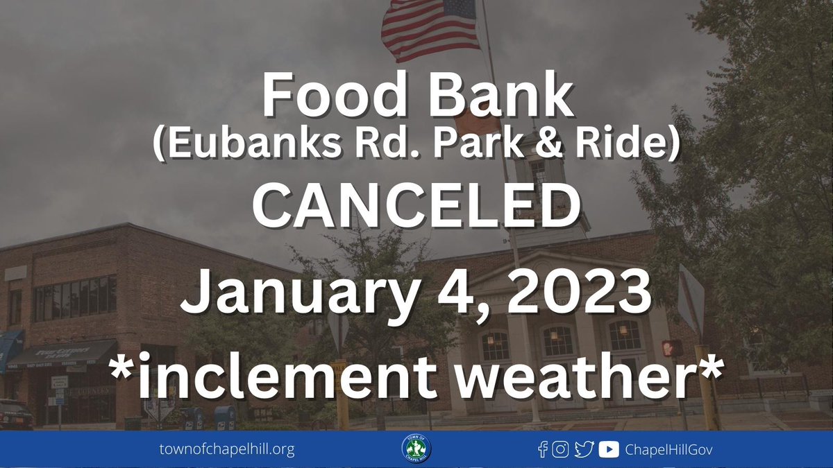 Town of Chapel Hill A Place for Everyone on Twitter "Due to the