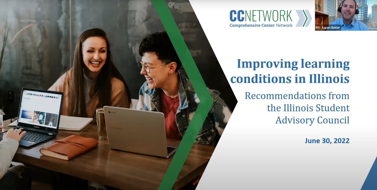 RELMidwest's tweet image. The @region9cc hosted a webinar with the Illinois Student Advisory Council (IL SAC). Watch the webinar to hear from IL SAC members about the importance of #StudentVoice and recommendations on #StudentSafety and #ExclusionaryDiscipline. region9cc.org/blog/be-quick-…