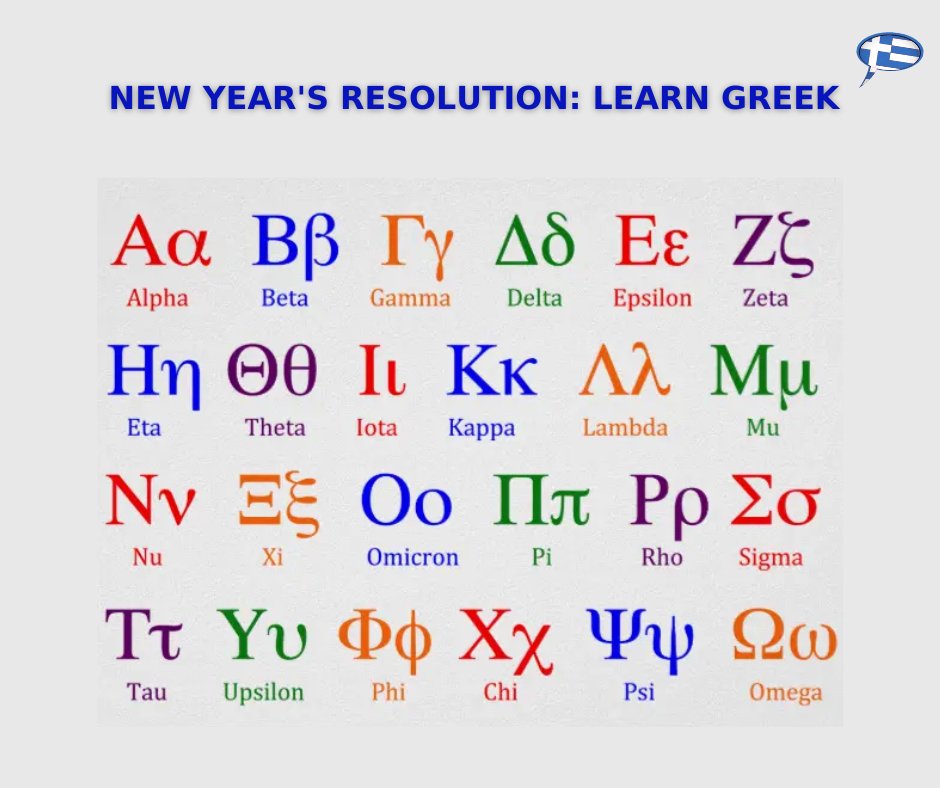 GreeceInUSA's tweet photo. #NewYearsResolution: Learn Greek 🇬🇷

Learn the world's oldest recorded living language and gain further insight into Greek civilization.
 
Let 2⃣0⃣2⃣3⃣ be the year you discover the richness of the Greek language. https://t.co/YTdNJDDpgg