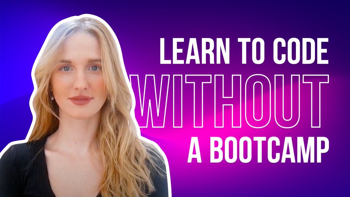 Madisonkanna's tweet image. Made a quick video on how I learned to code without attending a coding bootcamp or getting a CS degree.
Hope it's helpful for anyone learning to code in 2023!
Link below 👇