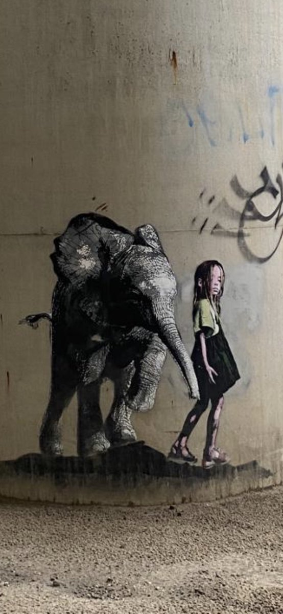 ewaldolala's tweet photo. Just saw this art on a viaduct near the IBM office in Amsterdam. Very nice and looks a bit Banksy-ish. But is it? How can I tell? Regardless who it’s from. It’s beautiful and makes me smile. https://t.co/Sf3bgflHcH