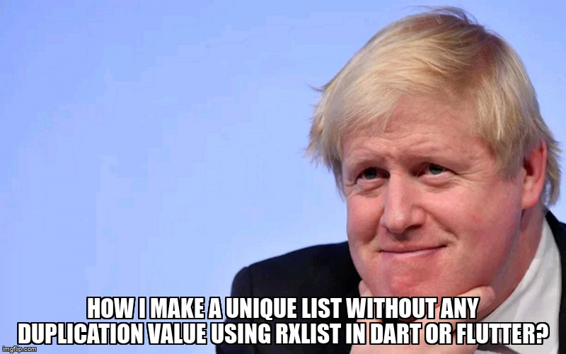 overflow_meme's tweet image. How I make a unique list without any duplication value using RxList in Dart or Flutter? stackoverflow.com/questions/7490… #flutter #dart #fluttergetx
