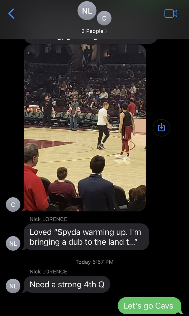 CLEsportsfan_'s tweet image. Happy for one of my best friends who got to see that #DonovanMitchell masterpiece performance! #Spida #Spidaman #Cavs #LetEmKnow @spidadmitchell