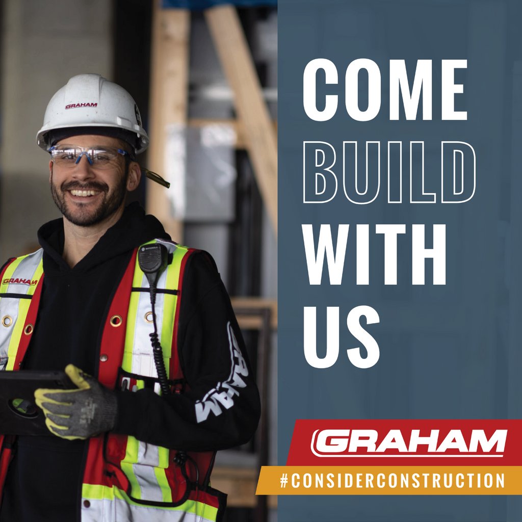 GrahamBuilds's tweet image. New year, new job? #ComeBuildWithUs! With over 500 projects and 26 office locations across North America, Graham is one of North America’s largest construction companies and a great place to start your #career! View our current career opportunities: jobs.construction-benefits.com/Graham