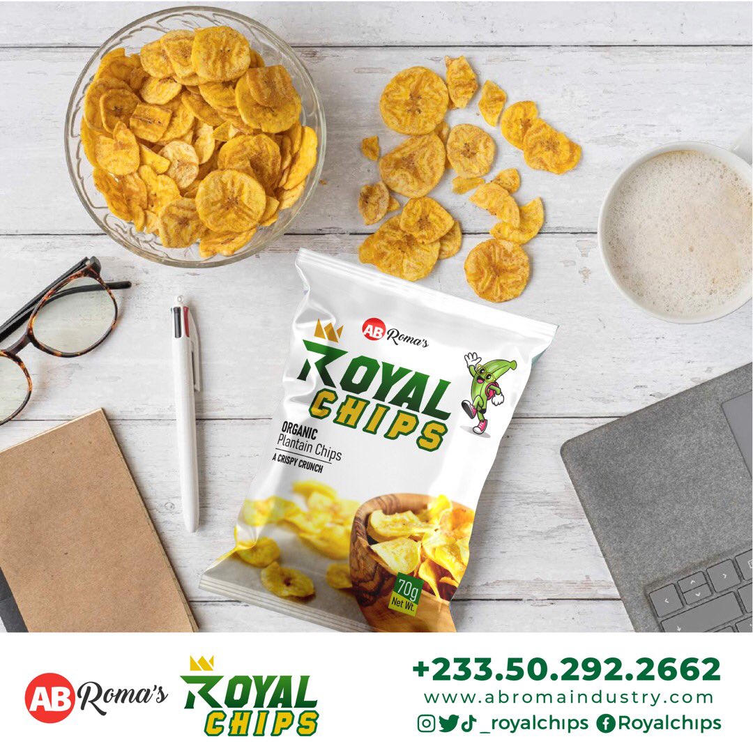 _royalchips's tweet image. Everytime is crunch time
#plantainchips #toogoodtobethisgood #ghanaplantain #ghanafoodie #ghanafoodnetwork #eathealthy #chips #crunchysnacky #foodporn #goodvibes #foodie #snackright #immunebooster