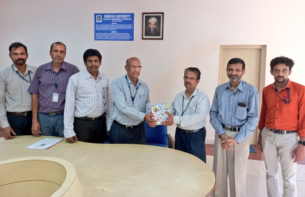 SUIET_Mukka's tweet photo. Farewell was given to Dr. Ramakrishna Hegde, HoD of Dept of Civil Engg.
@DrRKHegde served as Professor &amp; HOD (Civil Engg Dept) at Mukka Campus for 13 &amp; half years.
#DrRamakrishnaHegde #DrRKHegde #CivilEngineering #SUCET #SrinivasUniversity #SUIET #SSE #SSEMukka #SUCETMukka #Mukka https://t.co/iLfZHQsHn3