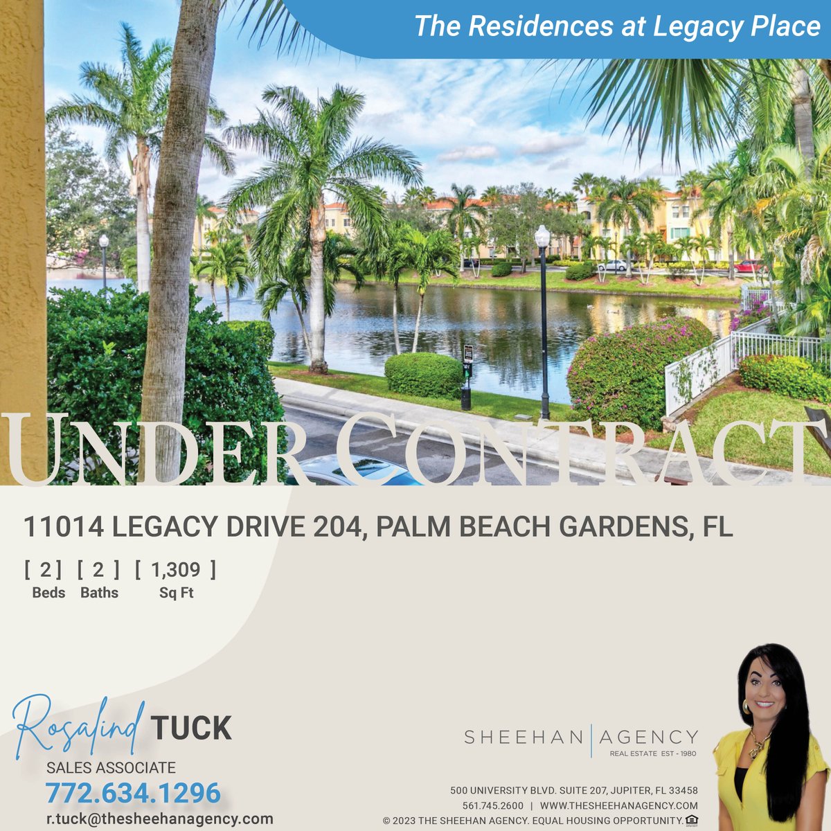 UNDER CONTRACT!✨
Representing the Buyer!
📍11014 Legacy Drive 204, Palm Beach Gardens, FL
The Residences at Legacy Place
#undercontract #justsigned #thesheehanagency
#RepresentingtheBuyer #buyer #buyersagent
#palmbeachgardens #palmbeachgardenshomes 
#palmbeachgardensrealestate