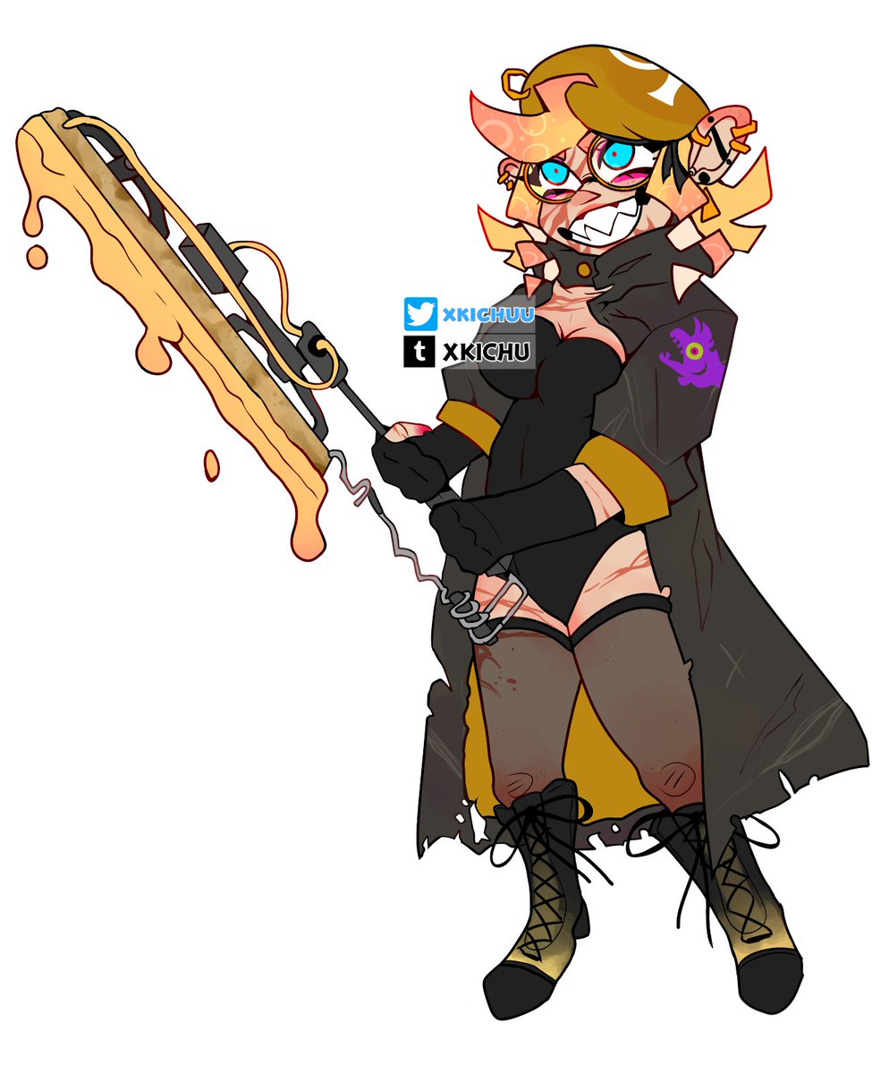 Xkichuu's tweet photo. Drew the rat in their in-game outfit.... but ofc I had to change shit up!
~~~
#splatoon #splatoon3 #splatoonart #splatoon3art #splatoonoc #Splatoonfanart #splatooncharacter https://t.co/GHouYfkQBO