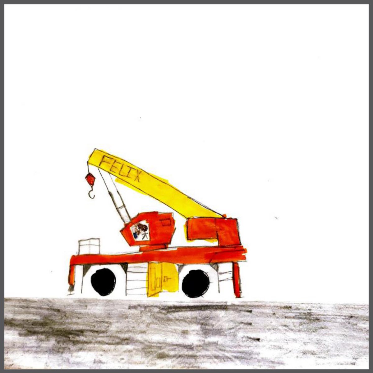 FelixConCo's tweet photo. The Torres kids were asked to draw a picture of their dad at work, and they nailed it! Manny’s kids perfectly illustrated his role as a crane/equipment operator for our projects in Texas. 

#Felix #FelixCulture #FelixCareers https://t.co/SGN5WZ1ua5