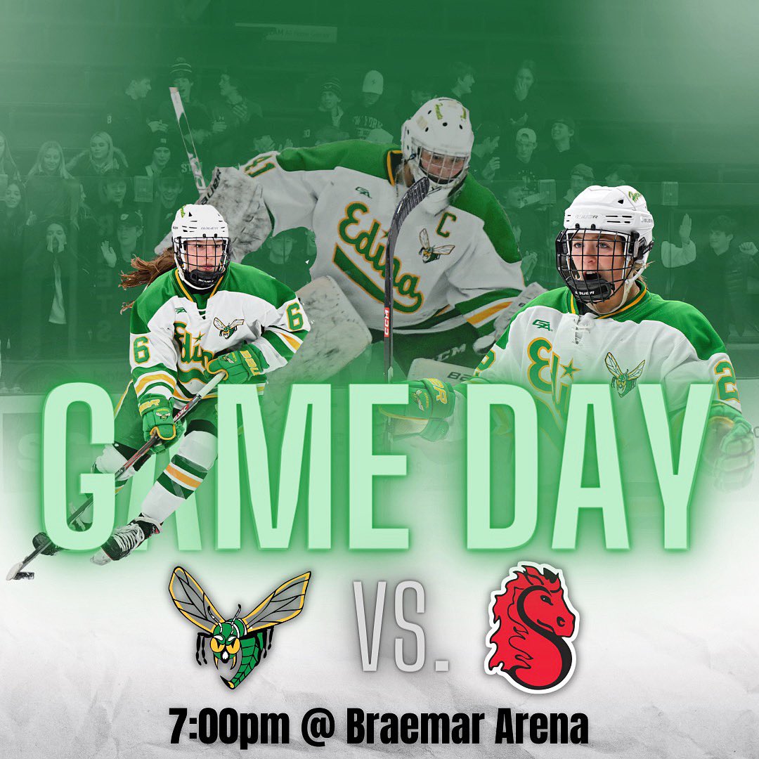 New year, new look for GAME DAY!!! 😎🐝

🆚 <a href="/PonyGHockey/">Stillwater Girls High School Hockey</a> 
⏰7pm
📍Braemar 
💻MNHockey.TV