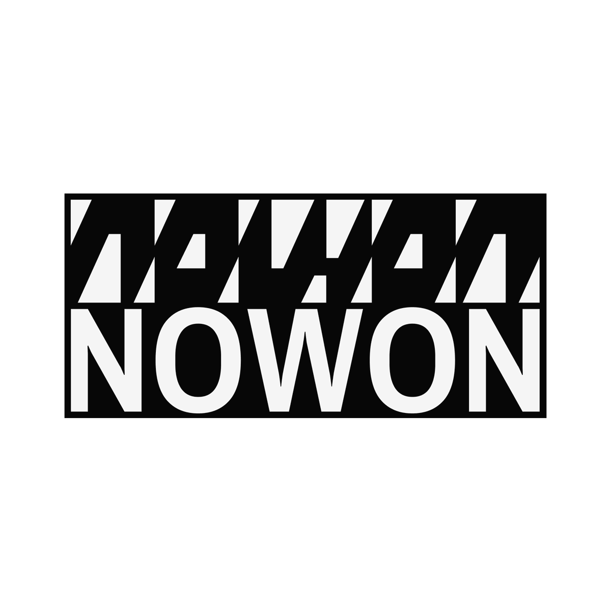 skykawano's tweet photo. Logo for NOWON (@n_o_w_o_n), a run club that I am starting in the new year. All paces welcome. https://t.co/QjMcbRS7Gr