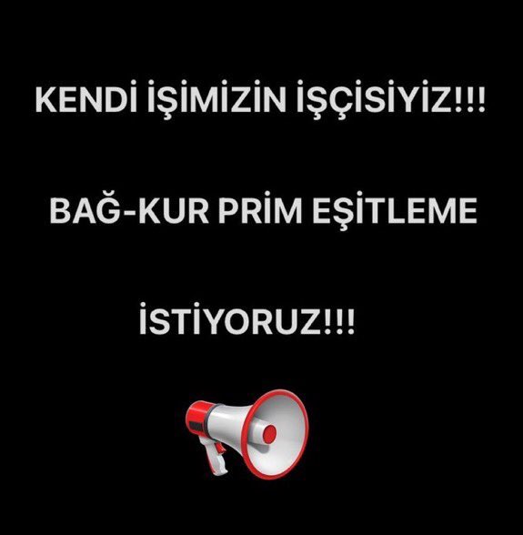 gokhan_zbn's tweet photo. #akılçemberi #BagkurPrimiEsitlensin Bağ-Kur’da prim eşitliği istiyoruz. Ssk 5000 gün bağkur 9000 fabrikatör değil esnafiz .En düşük emekli maaşını da esnaf emeklisi alıyor adalet istiyoruz @melikyigitel @mhulkicevizoglu  @semiha__sahin @B_Palandoken @vedatbilgn @bayramuhammet https://t.co/TOOmld6o6w