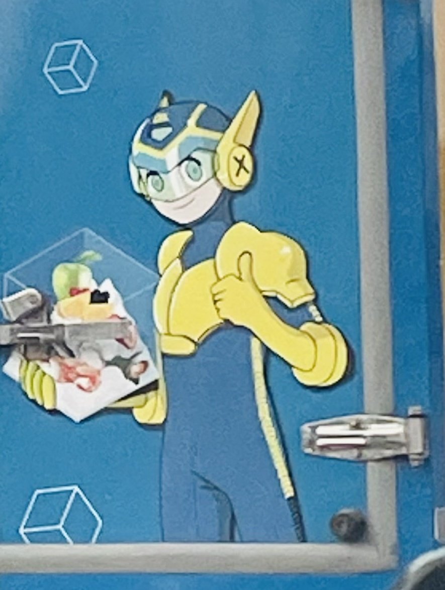 I saw a logistics company truck using a bootleg Star Force Megaman/Shooting Star Rockman today. He comes bearing fruit. Boy where tf is your hair though 🤔
#Thailand #MegaMan #rockman