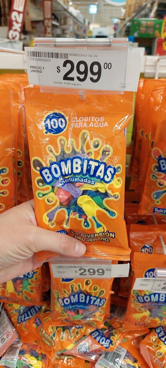PreciosRosario2's tweet photo. #GlobosDeAguaEnRosario 🎈💧
🎈 Globos para agua
💧 #Bombitas "Perfumadas"
📍 @carrefourarg (Pellegrini)
💰 $299 (100 unidades)
Los #Bombucha existen todavía?
#FotoTestigo 📸 https://t.co/xHpoHW8asQ