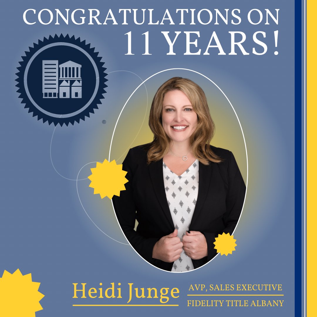 FidelityTitleOR's tweet photo. Happy 11 years with Fidelity, Heidi!! 💙💛
.
#fidelifamily #fidelifam #fidelitytitlealbany #anniversary #workanniversary #fidelitynationaltitle #albanyoregon https://t.co/V3ppltEtBm