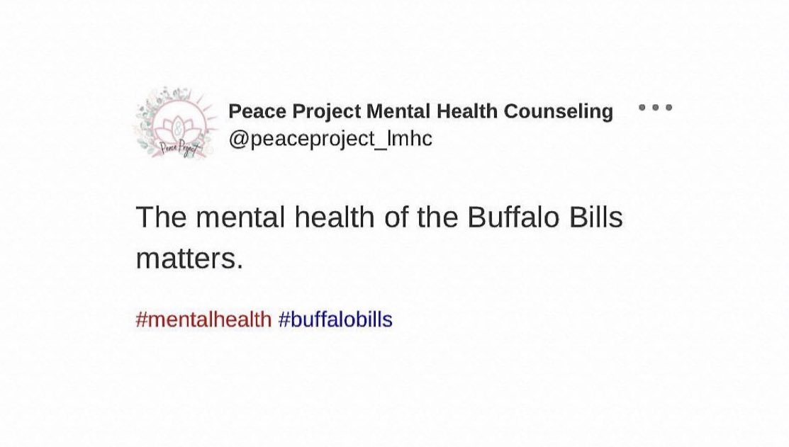 Andre_Reed83's tweet photo. #Prayfor3at3 - Mental Health mattersโฆ #BillsMafia #DamarHamlin @nflnetwork https://t.co/LipvLKOcHC
