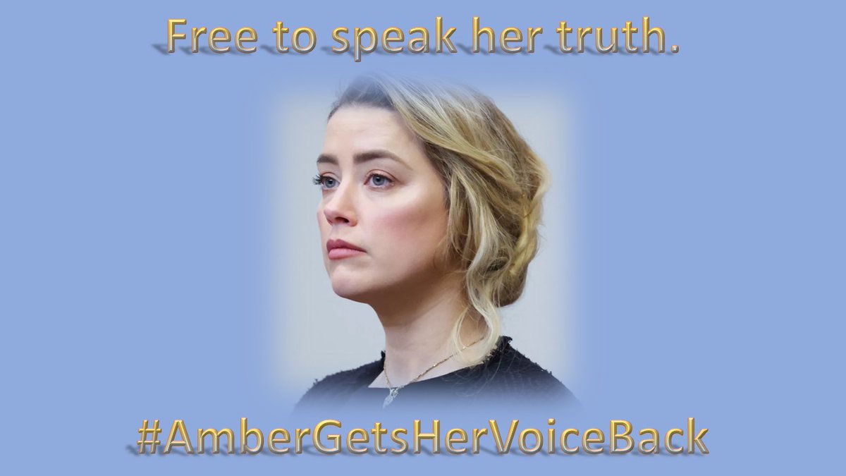 real_nige's tweet photo. Amber won her right to speak unrestricted going forward. Her strength is an inspiration to all survivors.
#AmberIsARoleModel
#AmberWillBeHeard
#AmberGetsHerVoiceBack https://t.co/9XeBzDdIyN