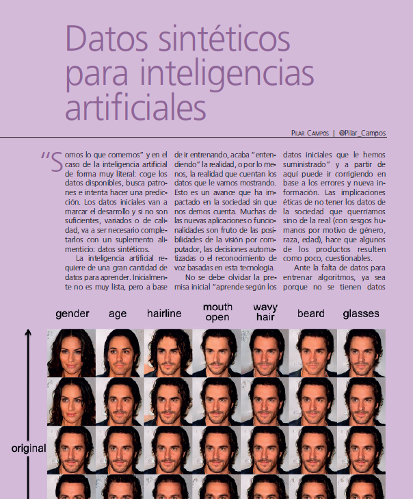 Pilar__Campos's tweet photo. "Datos sintéticos para inteligencias artificiales", un artículo en el nuevo número de #Archivamos126 de 
@AsociacionACAL para exponer qué son y como debemos actuar los archivos esos datos. 
https://t.co/kdcLtLWvAe https://t.co/pVSOXz5wAG
