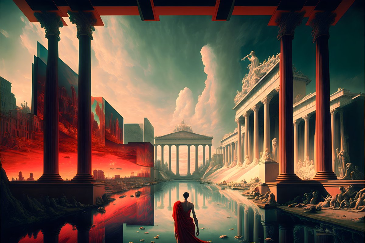 6.9 hours OPEN EDITION 🏛️

"Order and Chaos"
Tomorrow ( 04/01/23) at 9pm CET 
Burn event to redeem either "Chaos" or "Order"
A holder of the 3 pieces will be drafted to win a 1/1

3 people who retweet this post will be picked to win a free edition 

More in the comments