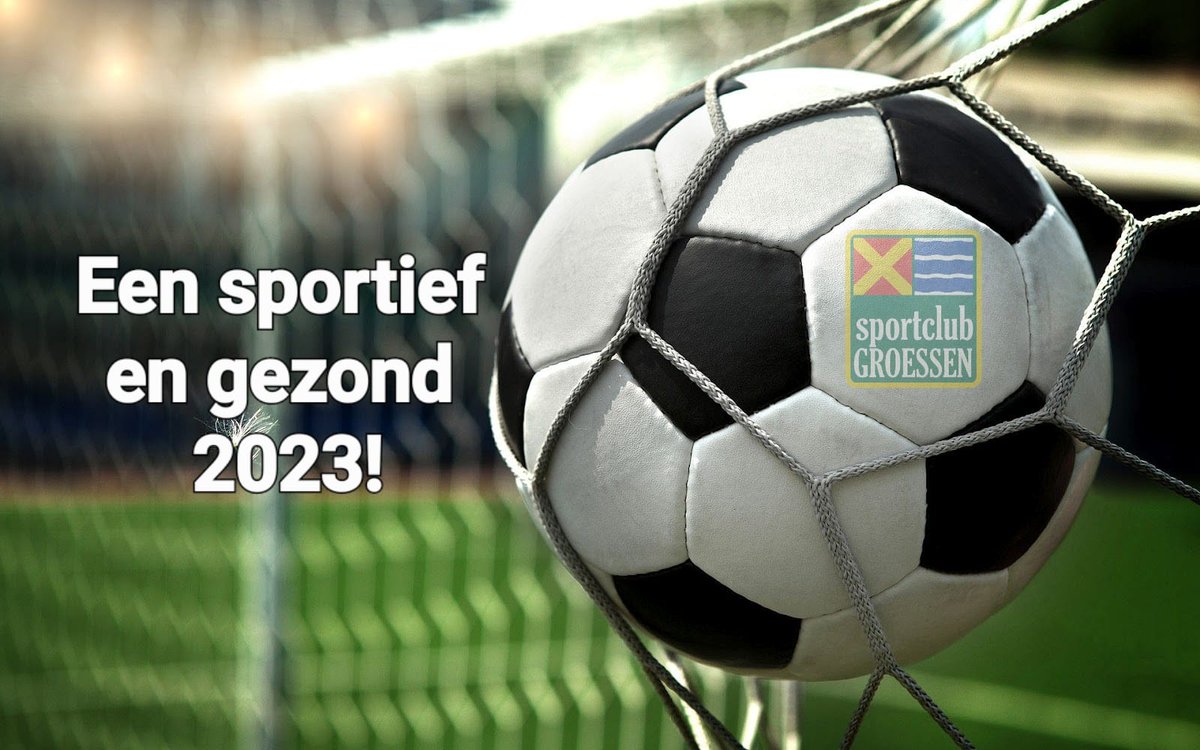 Het algemeen bestuur van Sportclub Groessen wenst alle leden, oud-leden, club van vijftig en mensen die Sportclub Groessen een warm hart toedragen, een heel gezond en vooral een sportief 2023 !!